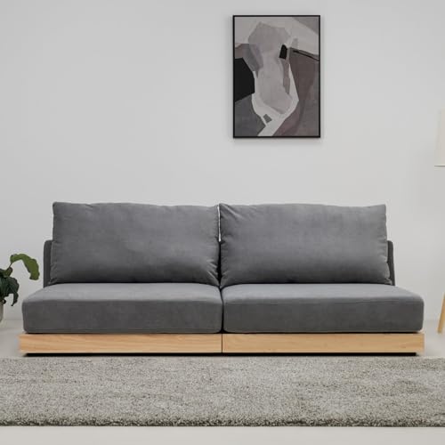 RASIK ローソファ 『Olson オルソン』170cm ダークグレー② ローソファ 『Olson オルソン』/ロータイプのソファ。ポケット